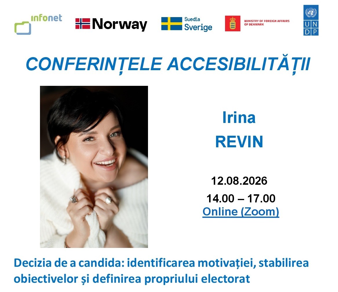 Conferințele Accesibilității: Decizia de a candida: Identificarea motivației, stabilirea obiectivelor și definirea propriului electorat